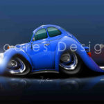 VW Blue Carocha